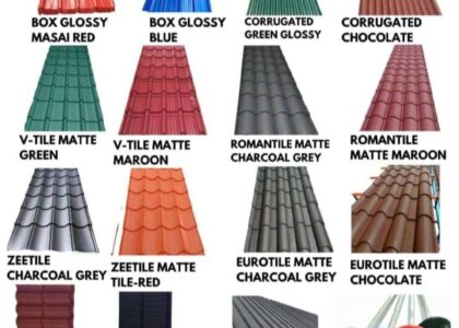 Kenya home with Imperial Royal Mabati roofing showcasing durable mabati sheets