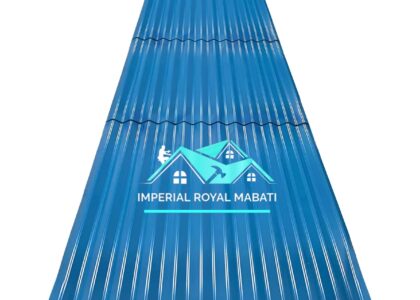 G28 box profile corrugated mabati close-up showing ribs and finish, premium roofing Kenya