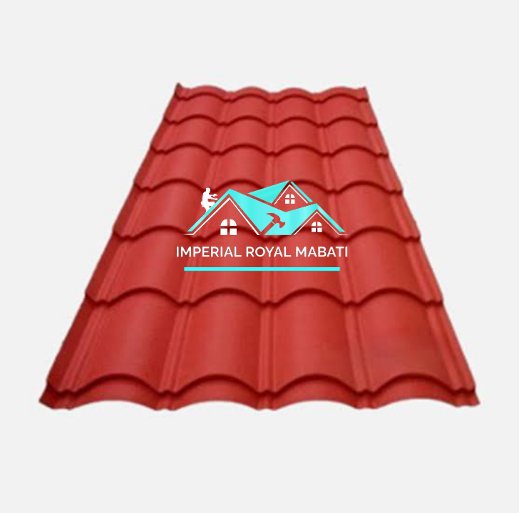 Glossy G28 Roman tile profile in glossy finish – roman mabati roofing Kenya