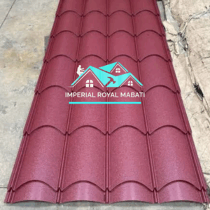 Glossy G28 Roman Tile Installed on Roof - Imperial Royal Mabati Kenya