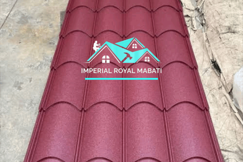 Glossy G28 Roman Tile Installed on Roof - Imperial Royal Mabati Kenya